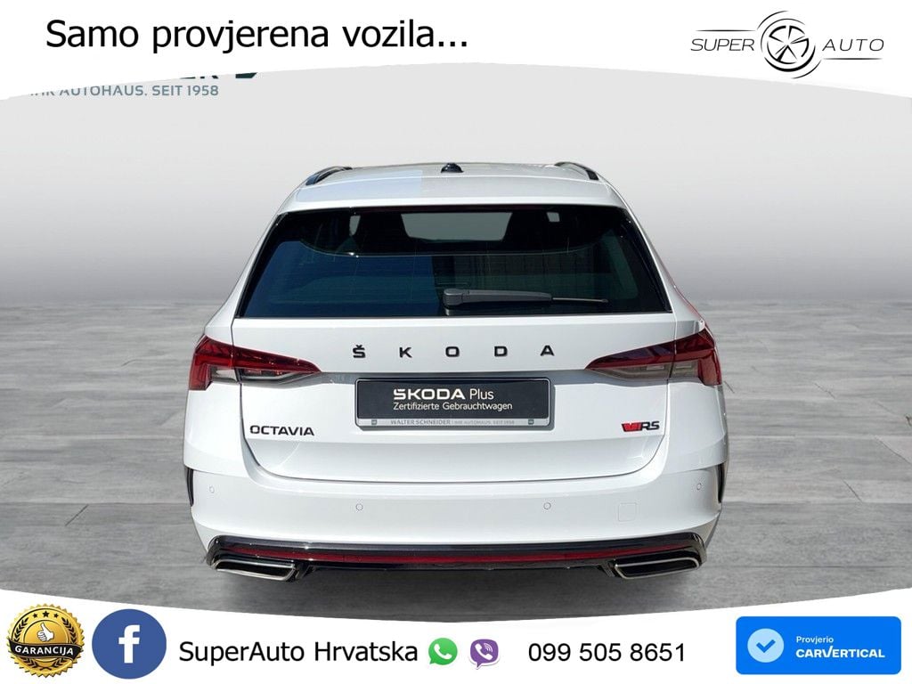 Škoda Octavia Combi RS 2.0 TDI (200 KS) DSG LED+GR SJED+ACC