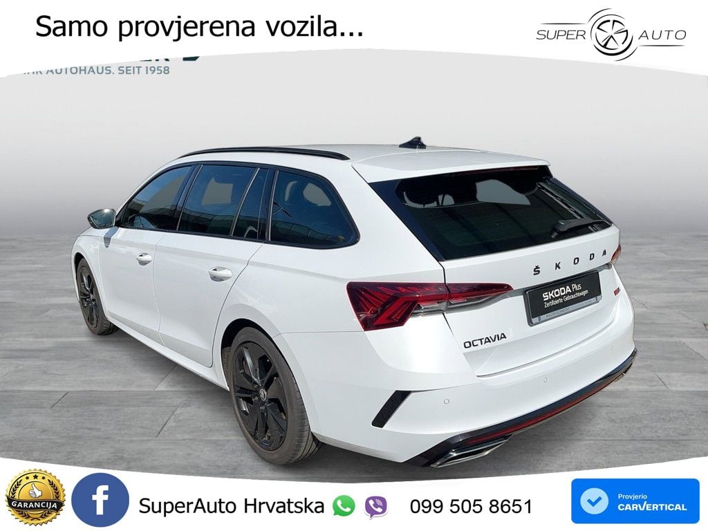 Škoda Octavia Combi RS 2.0 TDI (200 KS) DSG LED+GR SJED+ACC