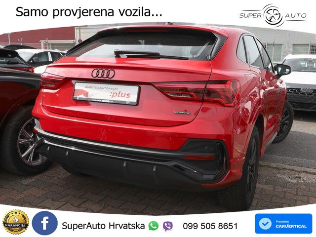Audi Q3 II Sportback 45 TFSI (245 KS) quattro S tronic S line LED+GR SJED+ACC