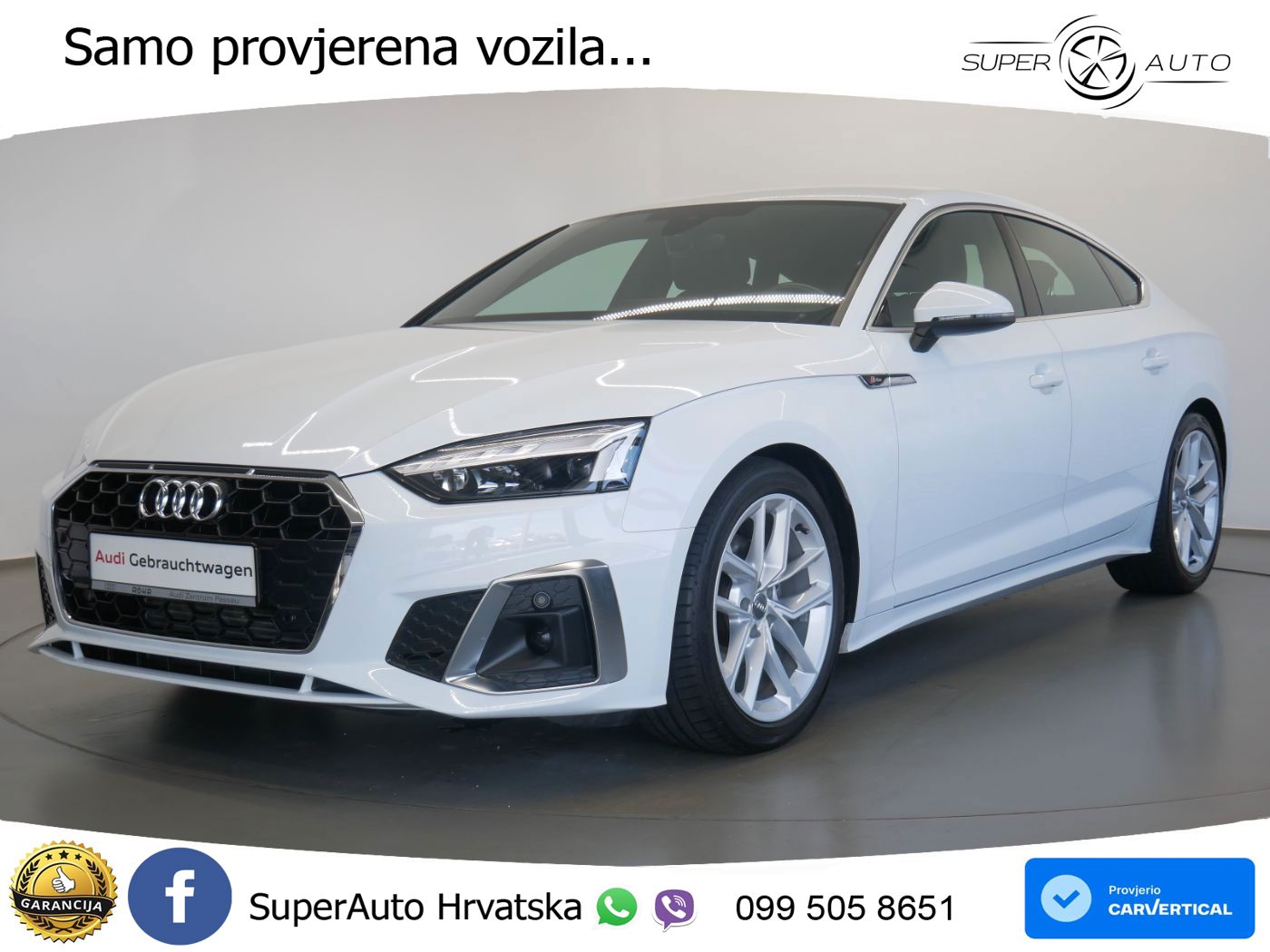 Audi A5 Sportback 35 TFSI (150 KS) S line MATRIX+GR SJED+KAM