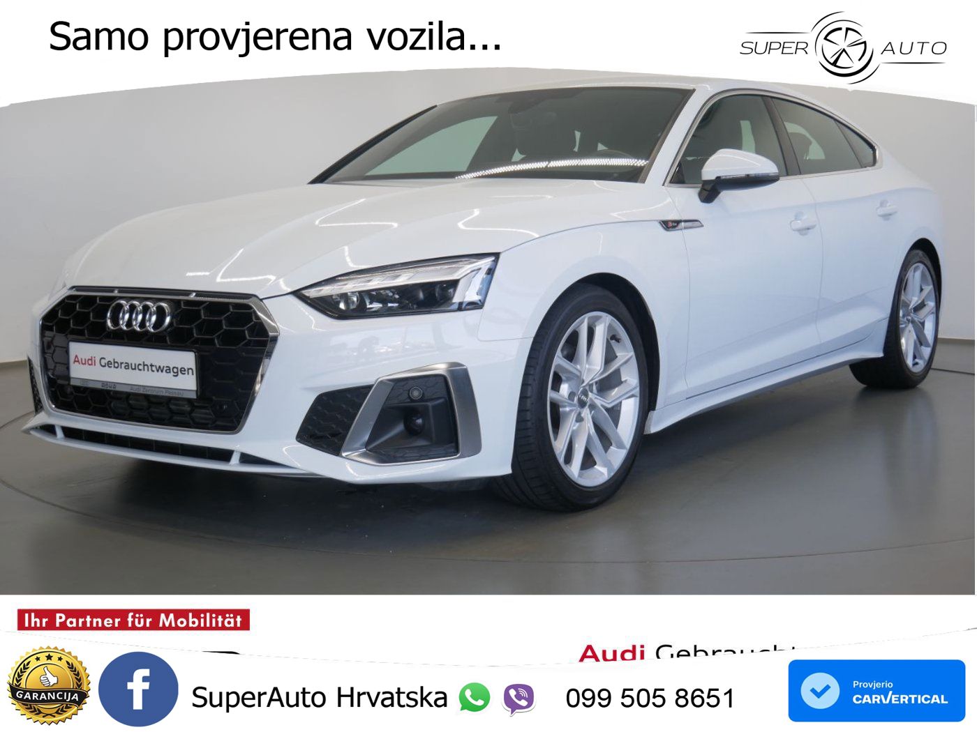 Audi A5 Sportback 35 TFSI (150 KS) S line MATRIX+GR SJED+KAM