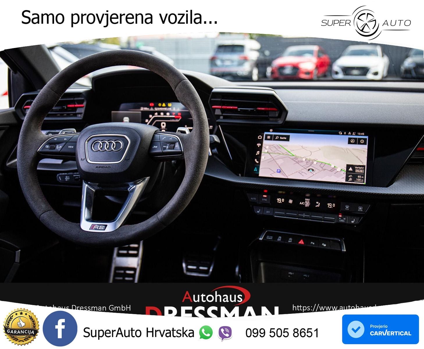 Audi RS3 Sedan 2.5 TFSI (400 KS) quattro S tronic MATRIX+GR SJED+KAM