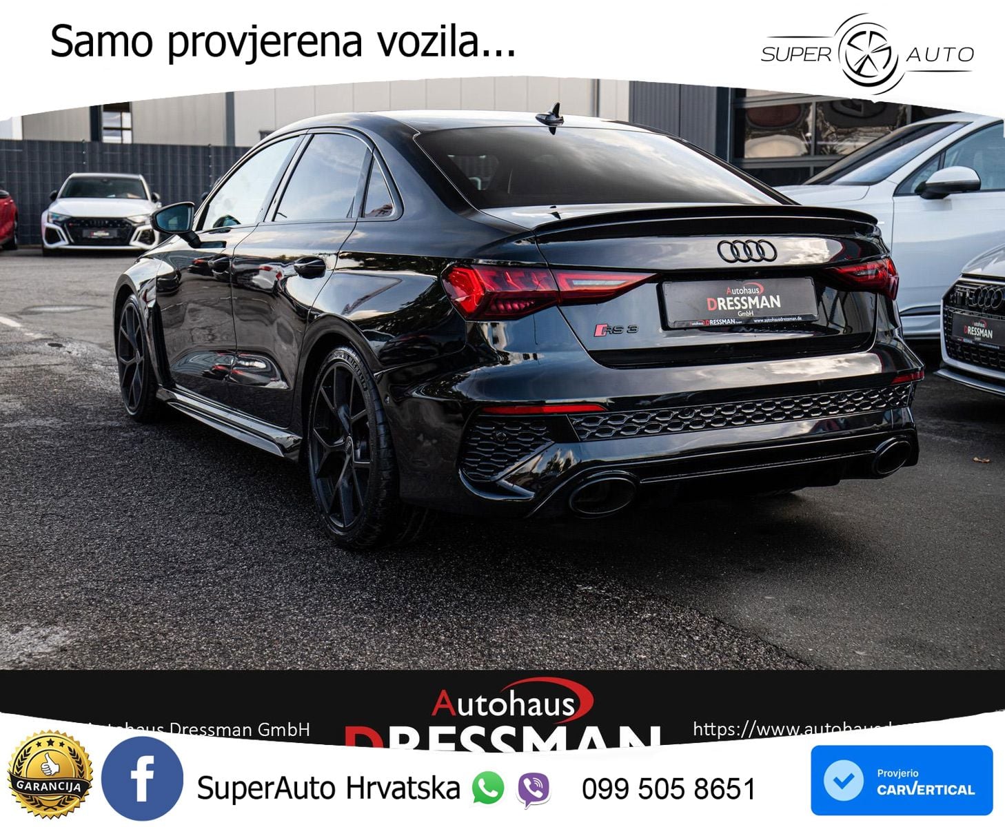 Audi RS3 Sedan 2.5 TFSI (400 KS) quattro S tronic MATRIX+GR SJED+KAM