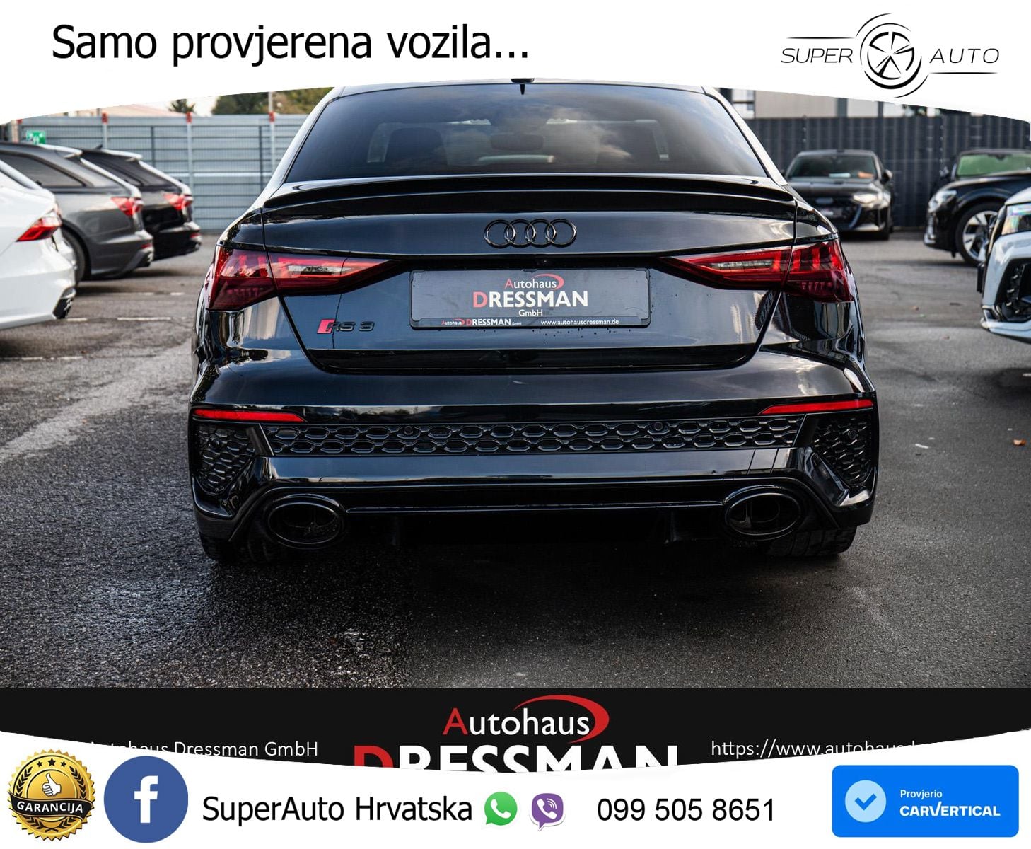 Audi RS3 Sedan 2.5 TFSI (400 KS) quattro S tronic MATRIX+GR SJED+KAM