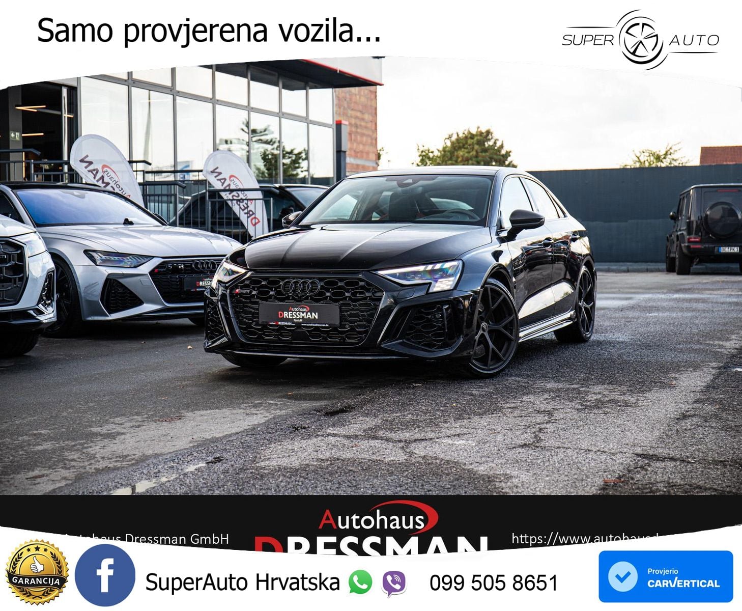 Audi RS3 Sedan 2.5 TFSI (400 KS) quattro S tronic MATRIX+GR SJED+KAM