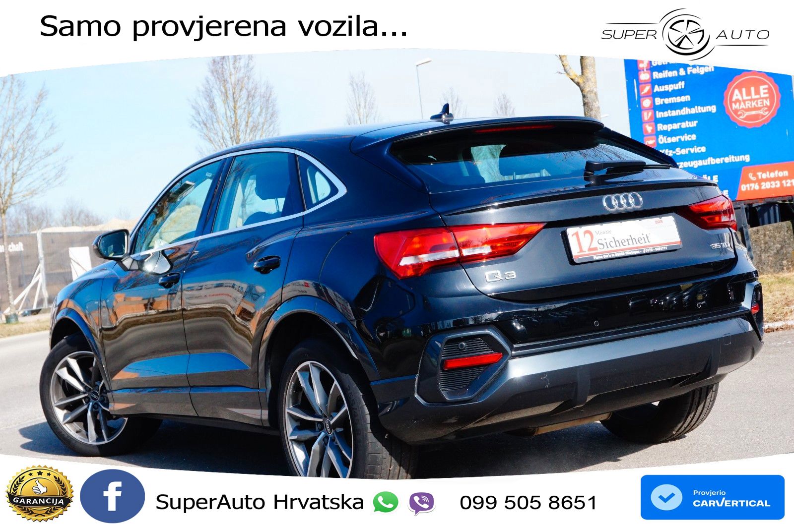 Audi Q3 Sportback 35 TDI (150 KS) S tronic LED+GR SJED+ACC