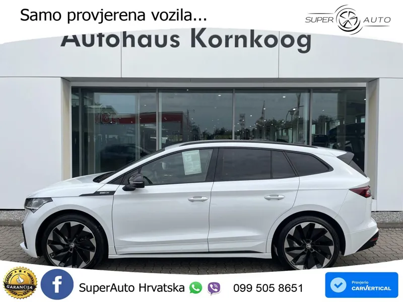 Škoda Enyaq iV 80 82 kWh (204 KS) SportLine LED+GR SJED+ACC