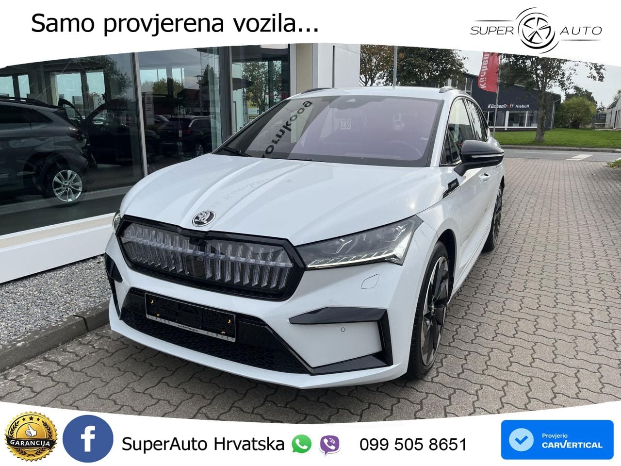 Škoda Enyaq iV 80 82 kWh (204 KS) SportLine LED+GR SJED+ACC