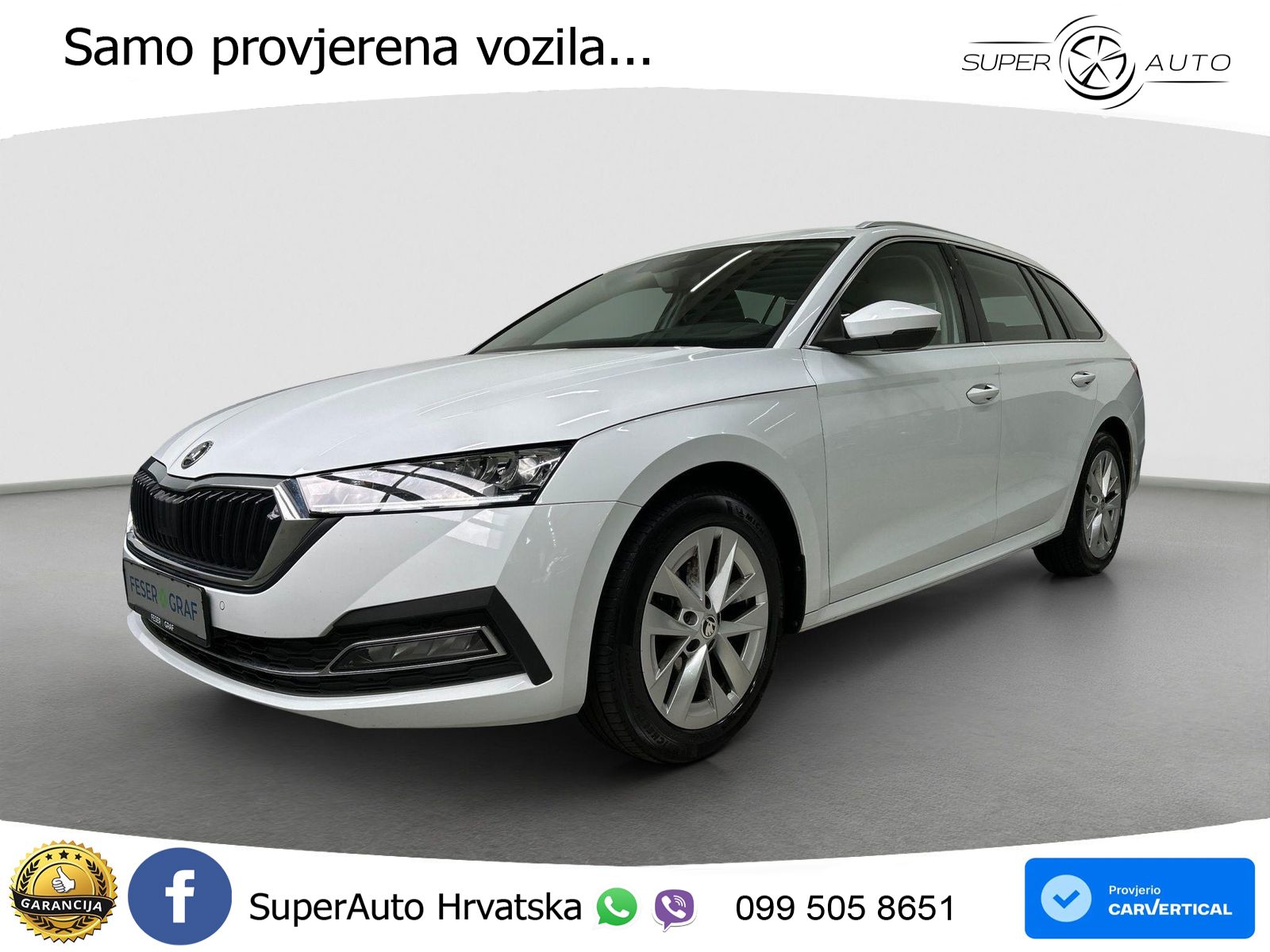 Škoda Octavia Combi 2.0 TDI (150 KS) DSG LED+GR SJED+ACC