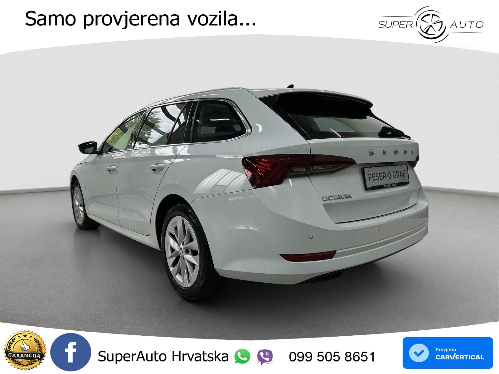 Škoda Octavia Combi 2.0 TDI (150 KS) DSG LED+GR SJED+ACC