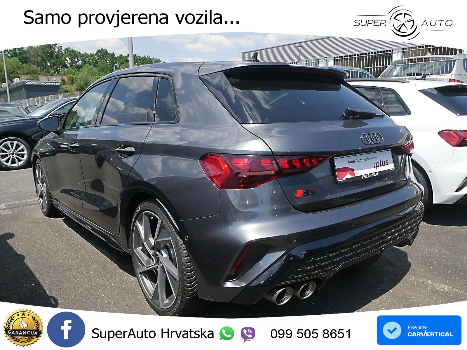 Audi S3 2.0 TFSI (333 KS) quattro S tronic LED+GR SJED+ACC