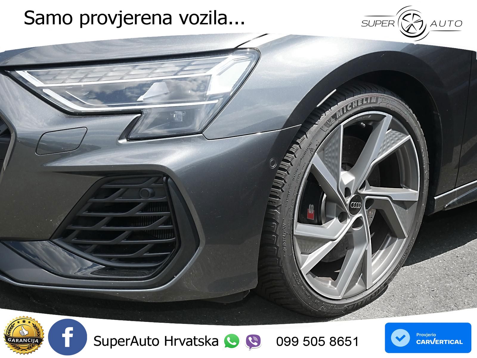 Audi S3 2.0 TFSI (333 KS) quattro S tronic LED+GR SJED+ACC