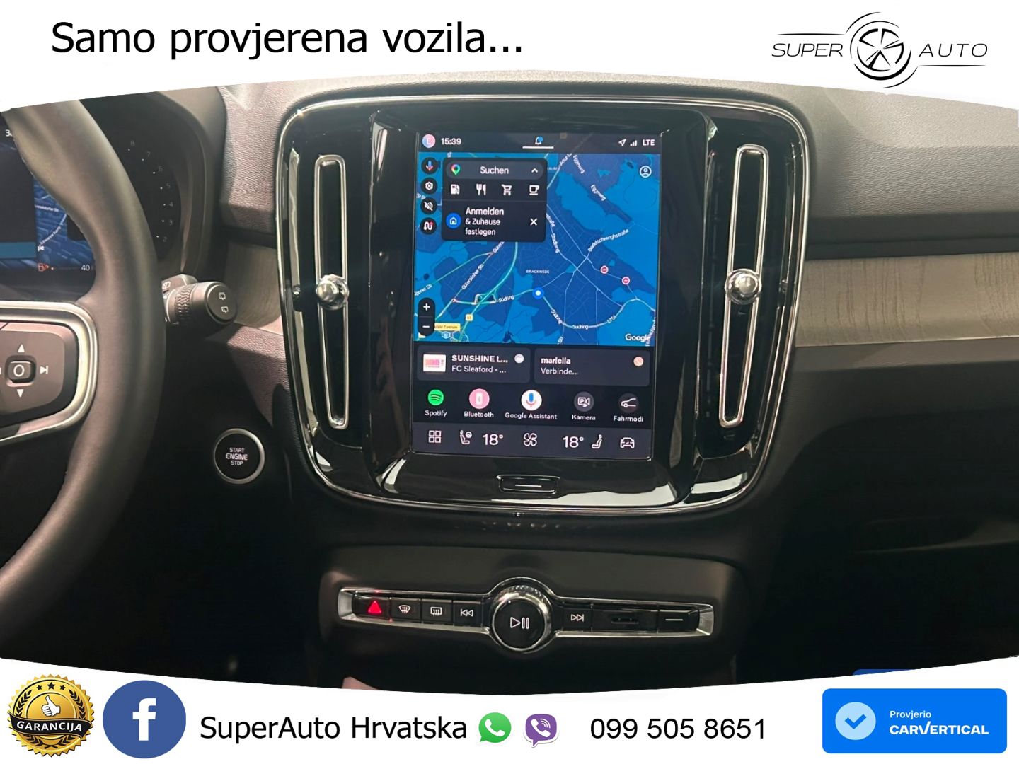 Volvo XC40 2.0 B4 AWD 197 KS Automatic ACC+GR SJED+360+PANO