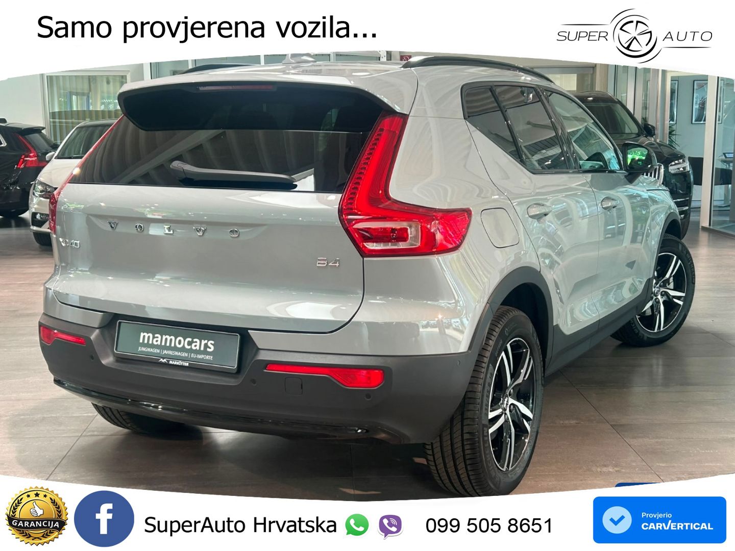 Volvo XC40 2.0 B4 AWD 197 KS Automatic ACC+GR SJED+360+PANO