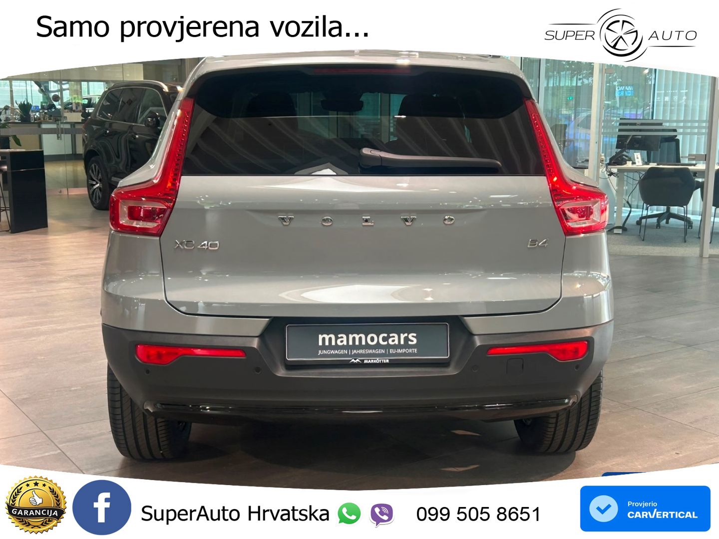 Volvo XC40 2.0 B4 AWD 197 KS Automatic ACC+GR SJED+360+PANO