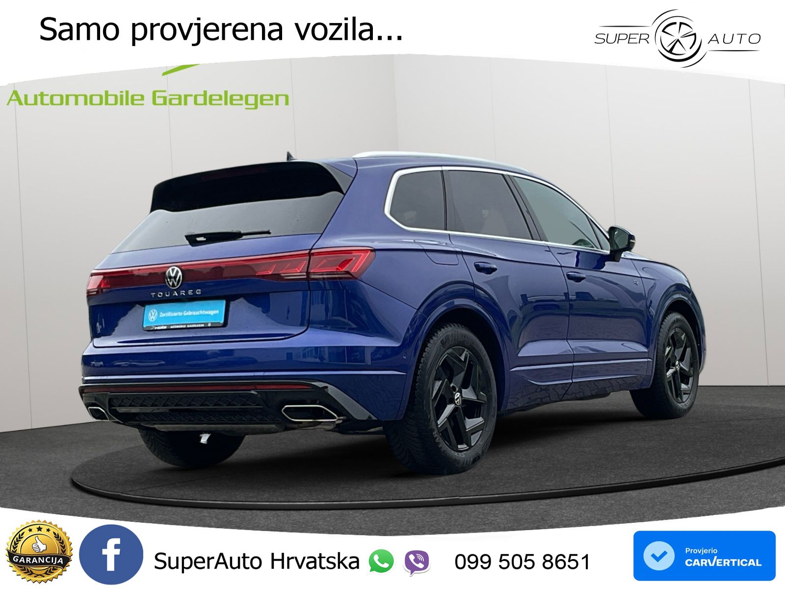 Volkswagen Touareg 3.0 V6 TDI (231 KS) 4MOTION Tiptronic ZRAČNI+ACC+4xGR SJED+KAM