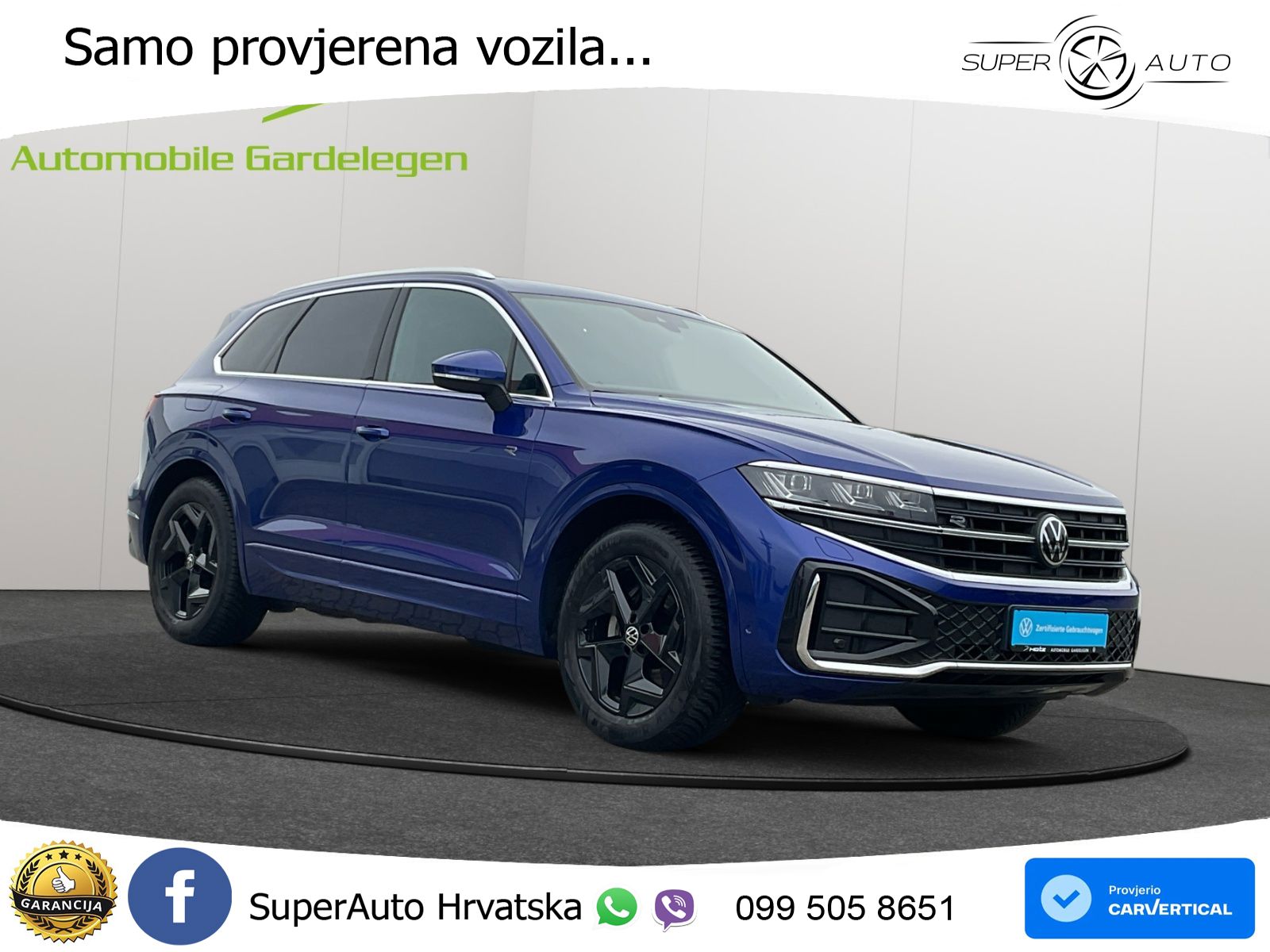 Volkswagen Touareg 3.0 V6 TDI (231 KS) 4MOTION Tiptronic ZRAČNI+ACC+4xGR SJED+KAM