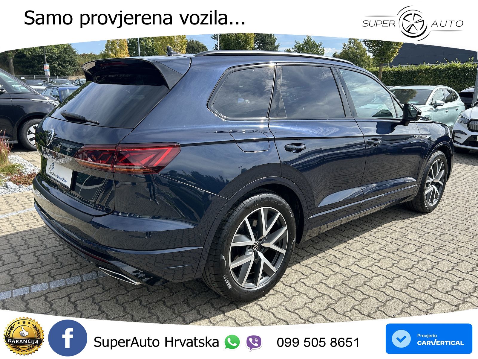 Volkswagen Touareg 3.0 V6 TDI (286 KS) 4MOTION Tiptronic R-Line ZRAČNI+ACC+GR SJED+KAM+PANO