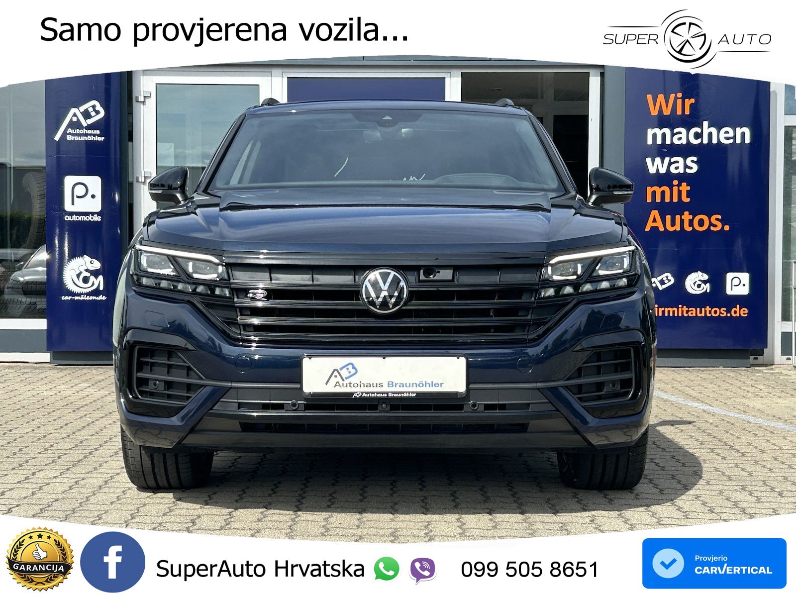 Volkswagen Touareg 3.0 V6 TDI (286 KS) 4MOTION Tiptronic R-Line ZRAČNI+ACC+GR SJED+KAM+PANO