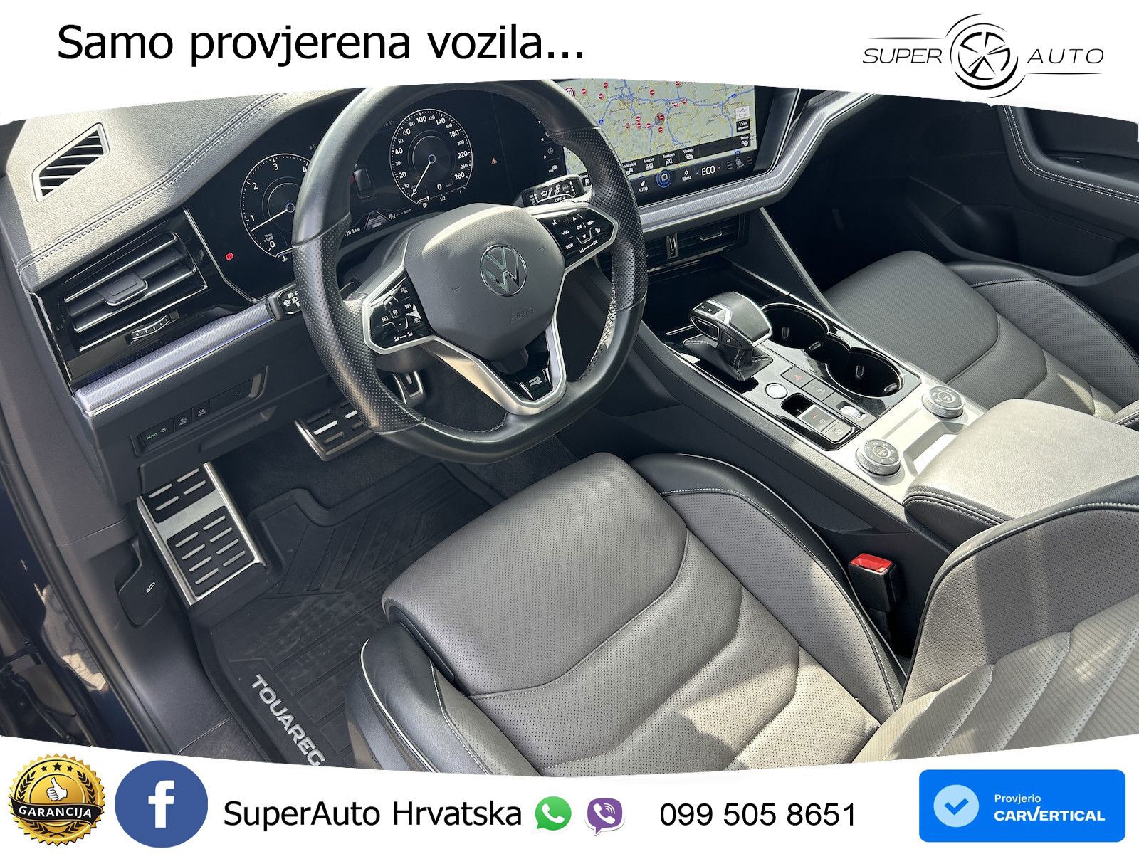 Volkswagen Touareg 3.0 V6 TDI (286 KS) 4MOTION Tiptronic R-Line ZRAČNI+ACC+GR SJED+KAM+PANO