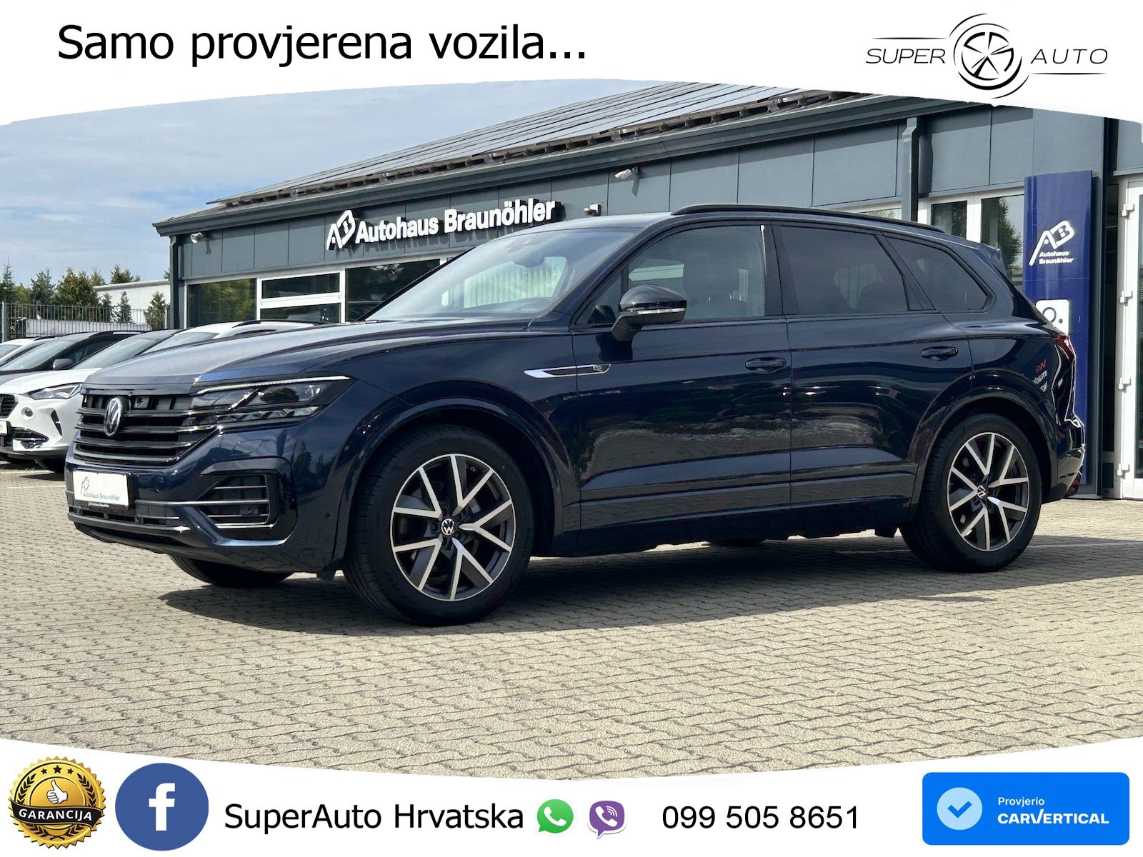 Volkswagen Touareg 3.0 V6 TDI (286 KS) 4MOTION Tiptronic R-Line ZRAČNI+ACC+GR SJED+KAM+PANO