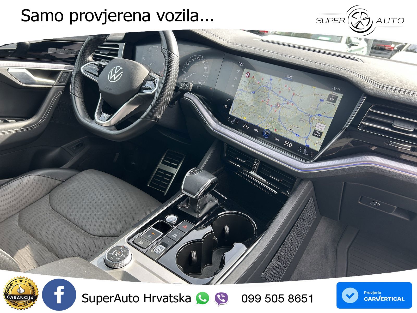 Volkswagen Touareg 3.0 V6 TDI (286 KS) 4MOTION Tiptronic R-Line ZRAČNI+ACC+GR SJED+KAM+PANO