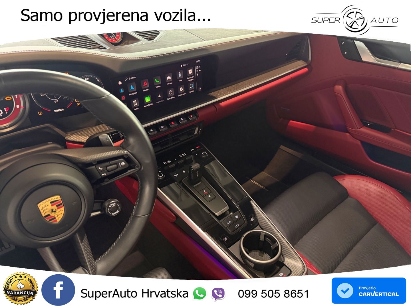 Porsche 911 Turbo 3.8 (580 KS) PDK LED+GR SJED+ACC