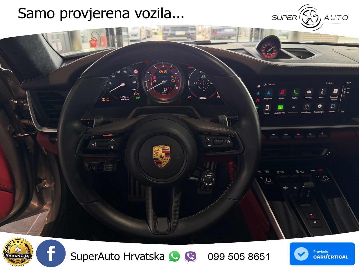 Porsche 911 Turbo 3.8 (580 KS) PDK LED+GR SJED+ACC