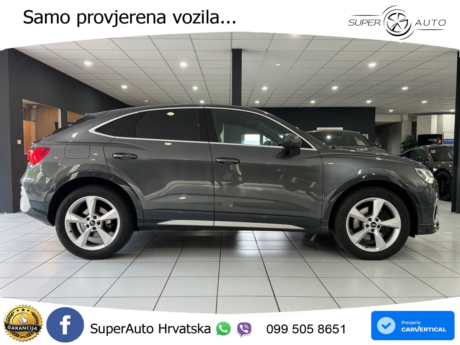 Audi Q3 II Sportback 45 TFSI (245 KS) quattro S tronic S line LED+GR SJED+ACC