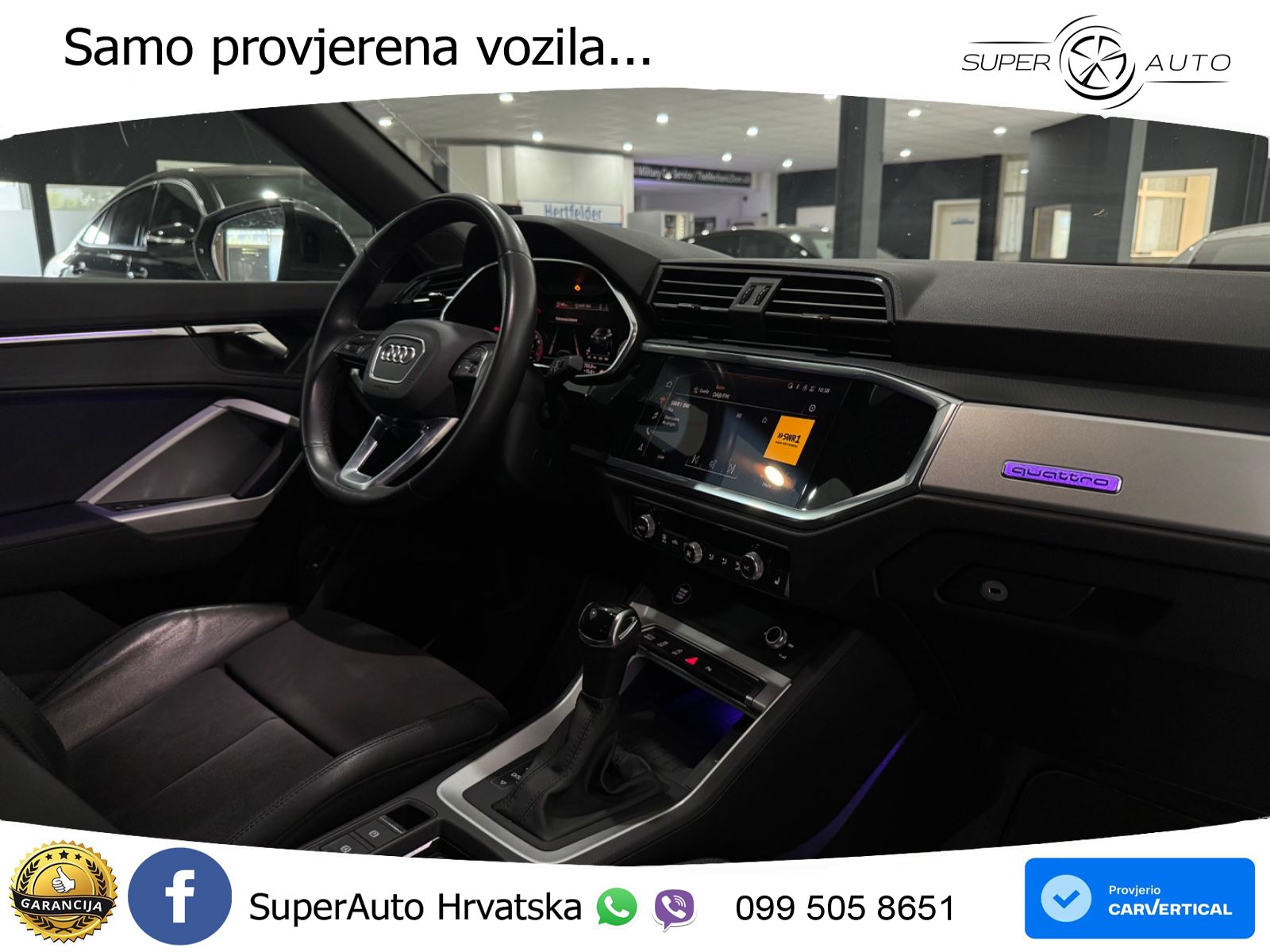 Audi Q3 II Sportback 45 TFSI (245 KS) quattro S tronic S line LED+GR SJED+ACC