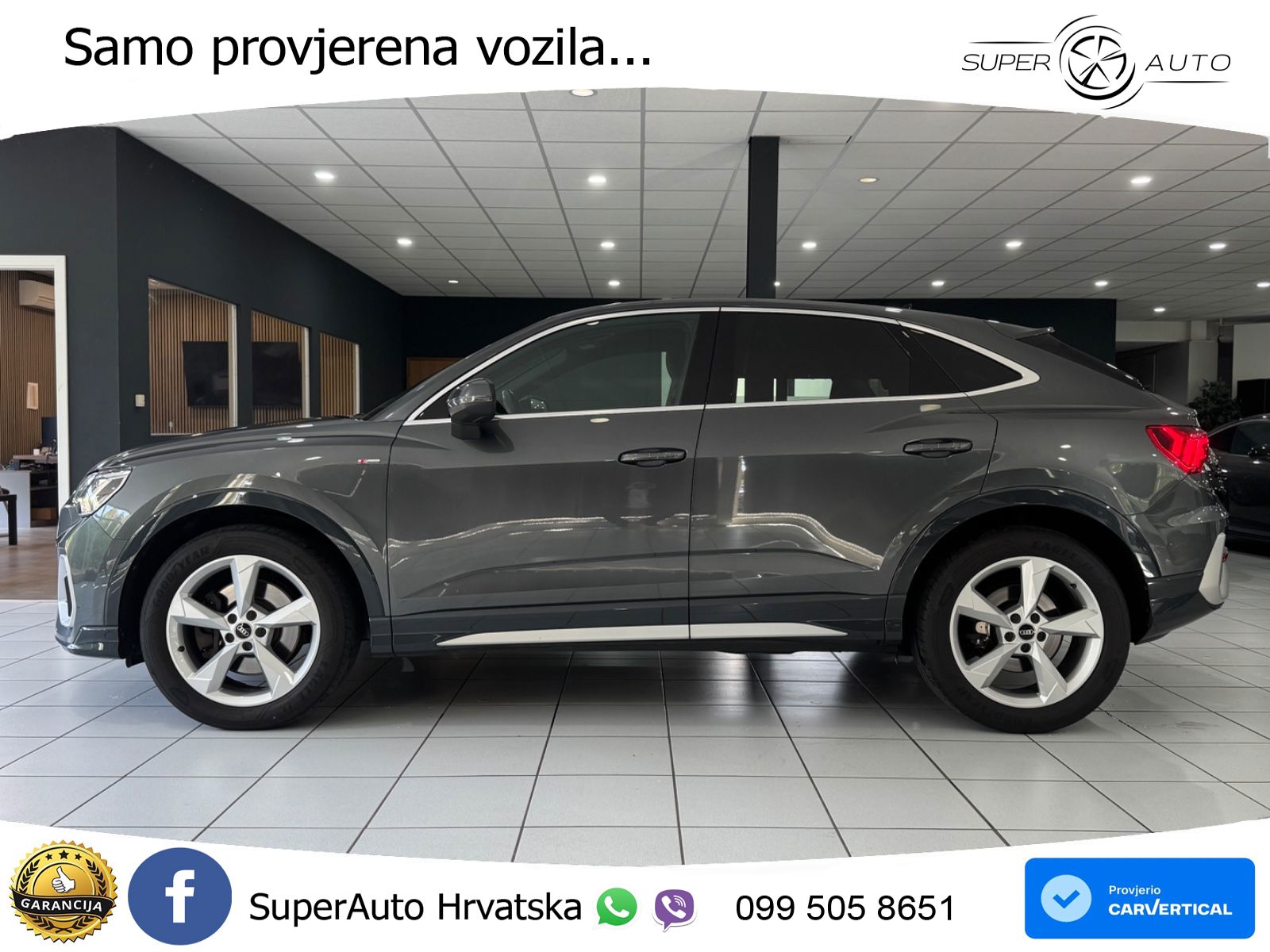 Audi Q3 II Sportback 45 TFSI (245 KS) quattro S tronic S line LED+GR SJED+ACC