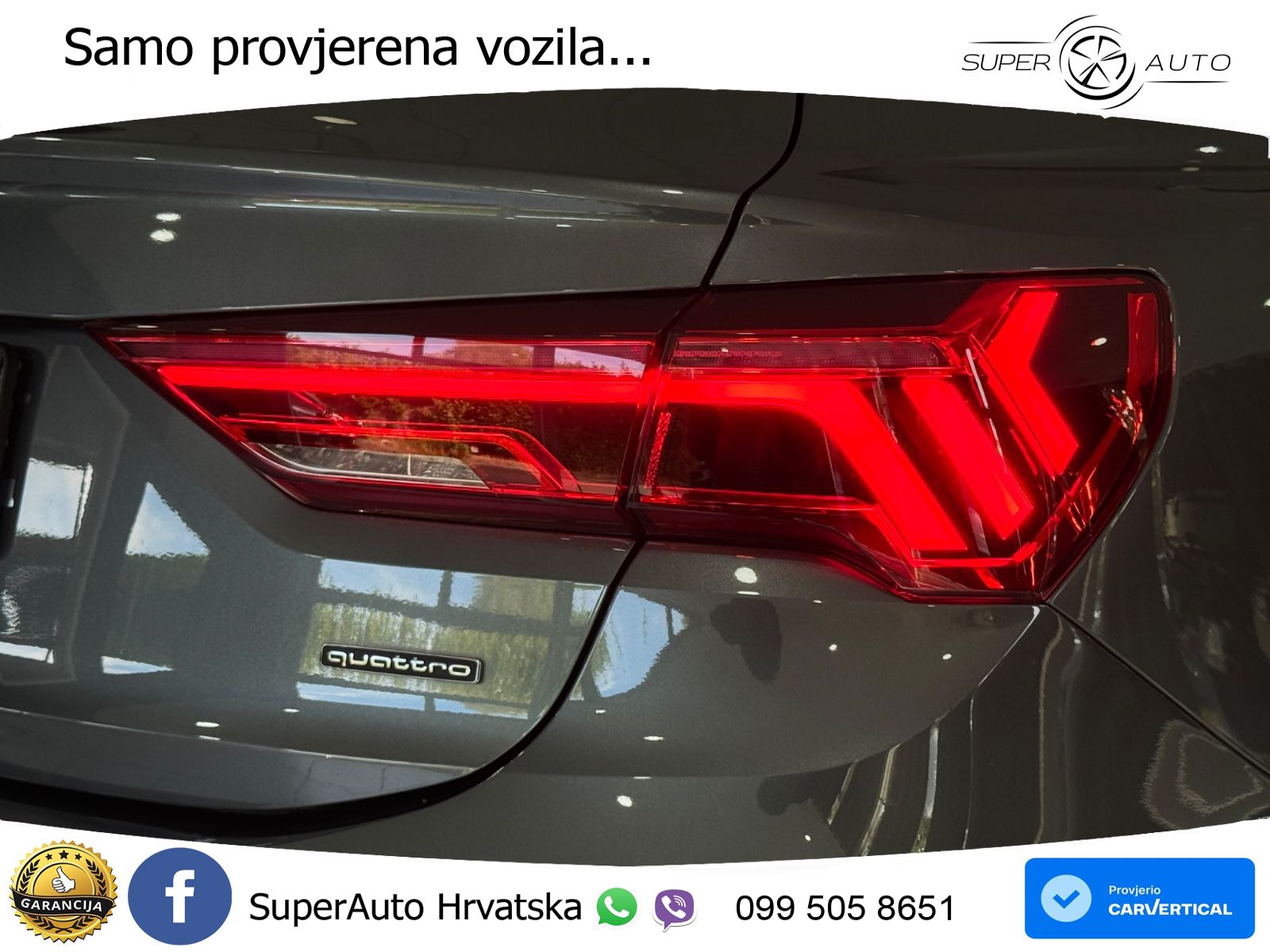 Audi Q3 II Sportback 45 TFSI (245 KS) quattro S tronic S line LED+GR SJED+ACC
