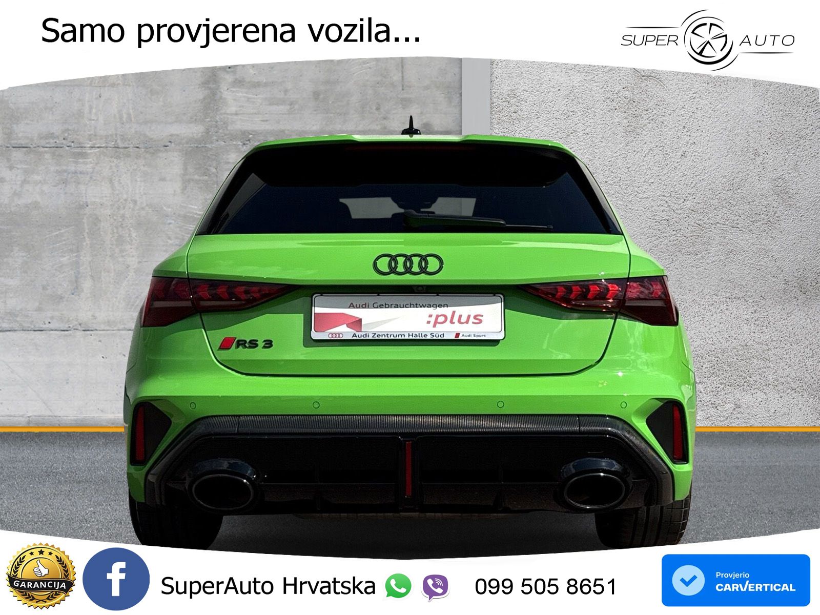 Audi RS3 Sedan 2.5 TFSI (400 KS) quattro S tronic MATRIX+GR SJED+KAM