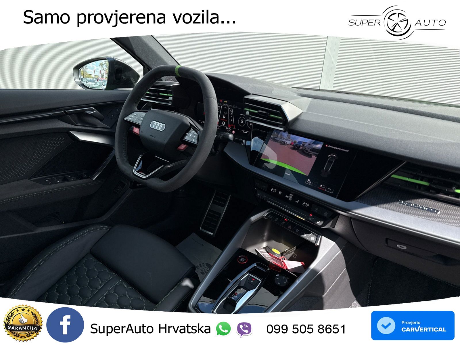 Audi RS3 Sedan 2.5 TFSI (400 KS) quattro S tronic MATRIX+GR SJED+KAM