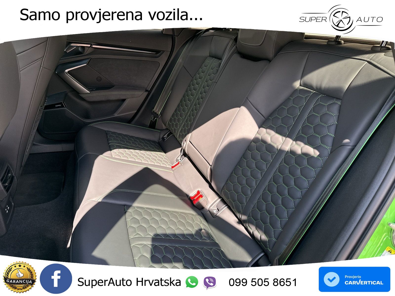 Audi RS3 Sedan 2.5 TFSI (400 KS) quattro S tronic MATRIX+GR SJED+KAM