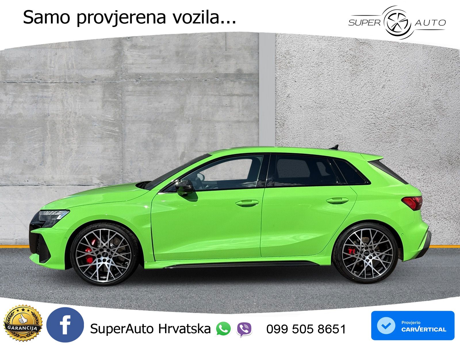 Audi RS3 Sedan 2.5 TFSI (400 KS) quattro S tronic MATRIX+GR SJED+KAM