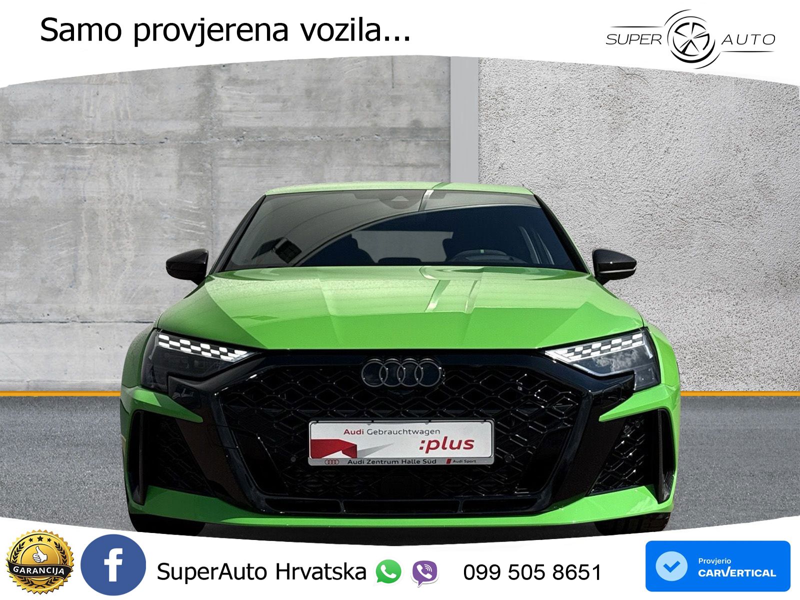 Audi RS3 Sedan 2.5 TFSI (400 KS) quattro S tronic MATRIX+GR SJED+KAM