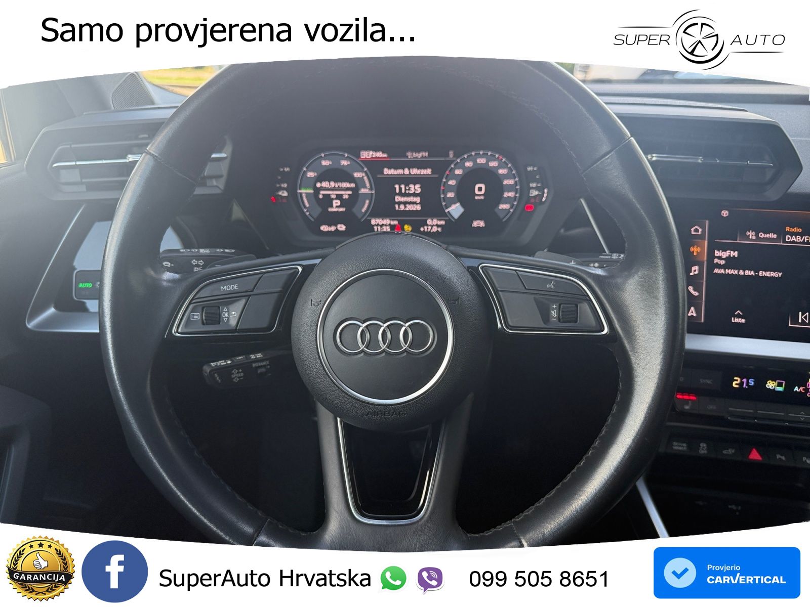 Audi A3 40 TFSIe (204 KS) S tronic