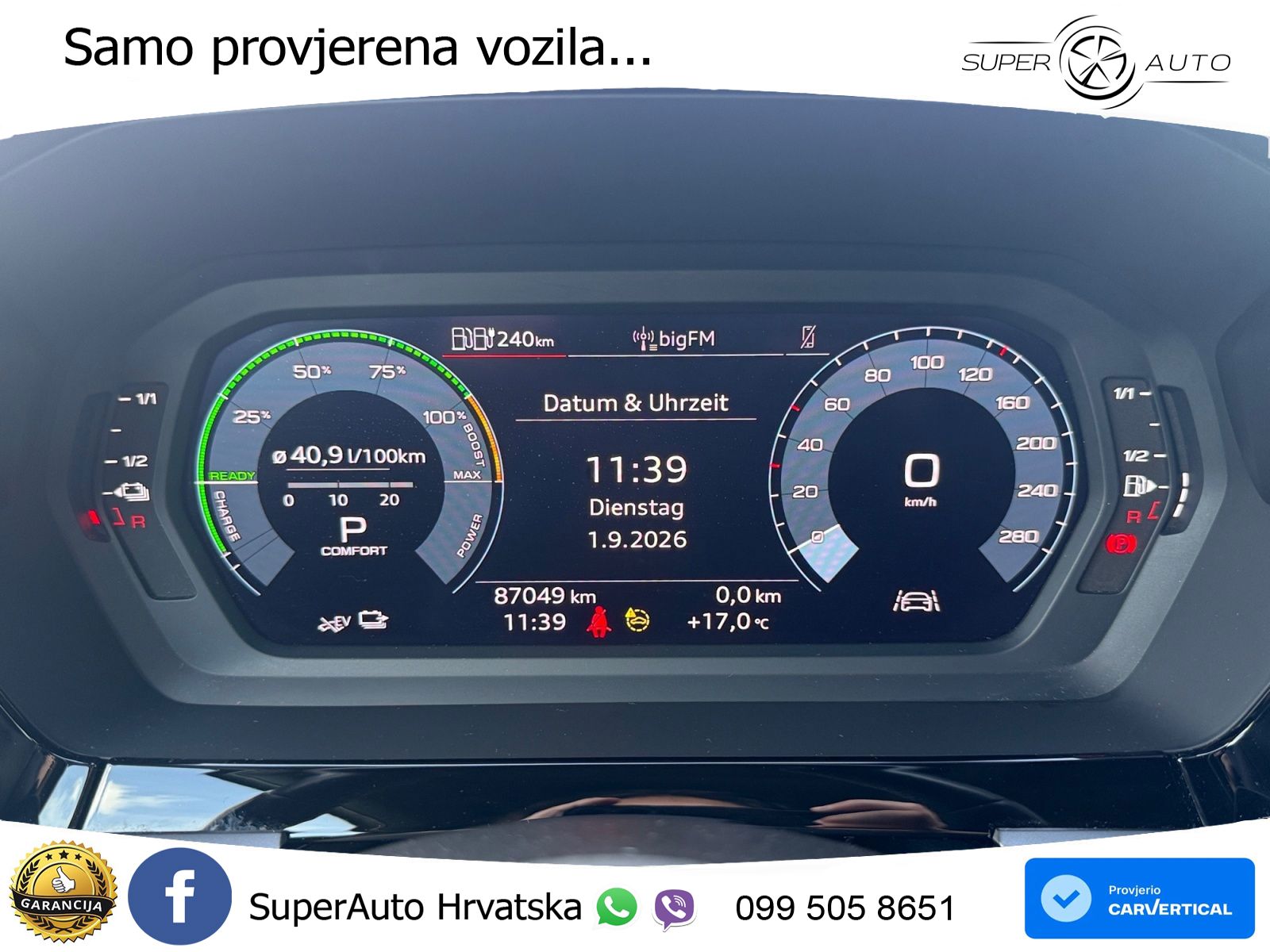 Audi A3 40 TFSIe (204 KS) S tronic