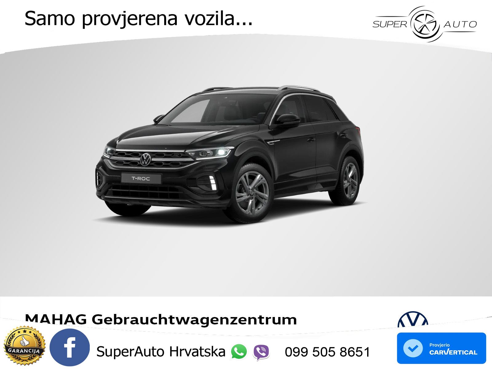 Volkswagen T-Roc 2.0 TSI (190 KS) 4M DSG LED+GR SJED+ACC