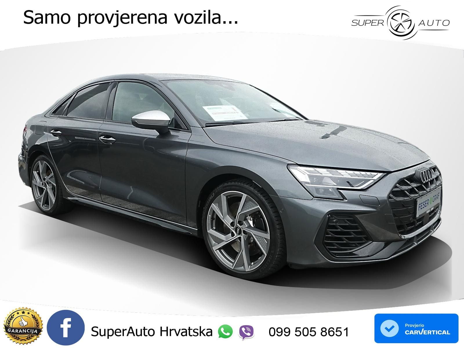 Audi S3 Limuzina 2.0 TFSI (333 KS) quattro S tronic LED+GR SJED+ACC