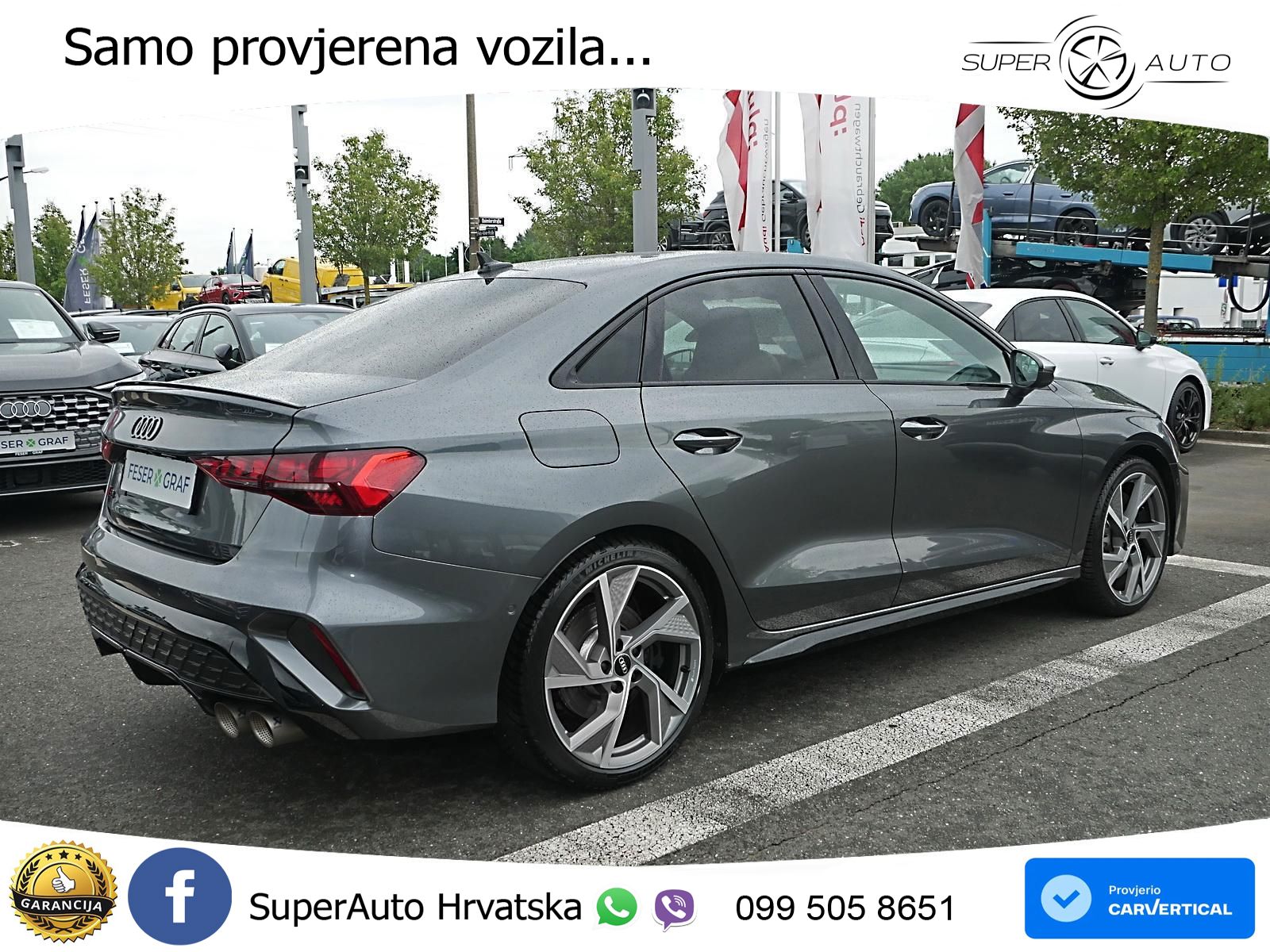 Audi S3 Limuzina 2.0 TFSI (333 KS) quattro S tronic LED+GR SJED+ACC