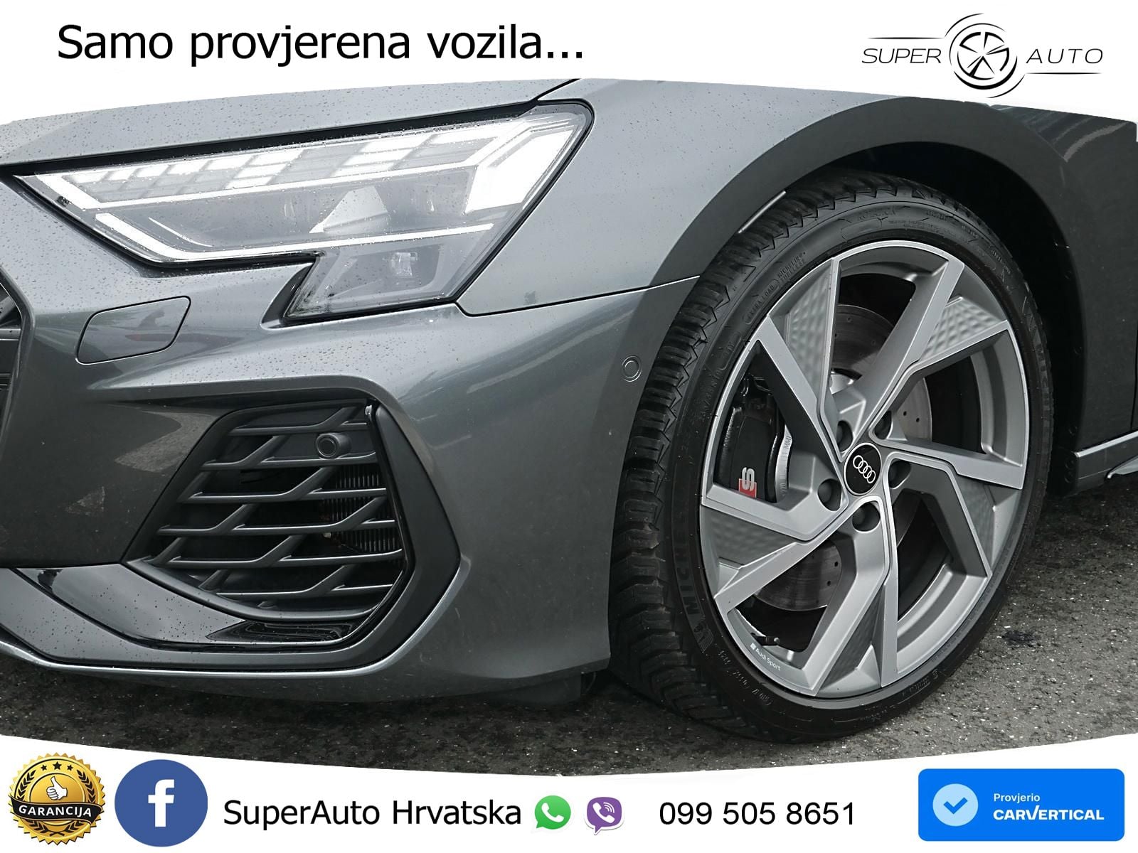 Audi S3 Limuzina 2.0 TFSI (333 KS) quattro S tronic LED+GR SJED+ACC