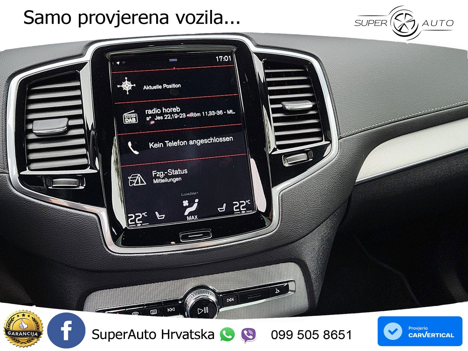 Volvo XC90 2.0 B5 Diesel AWD Automatic ACC+HEAD+4xGR SJED+360+PANO