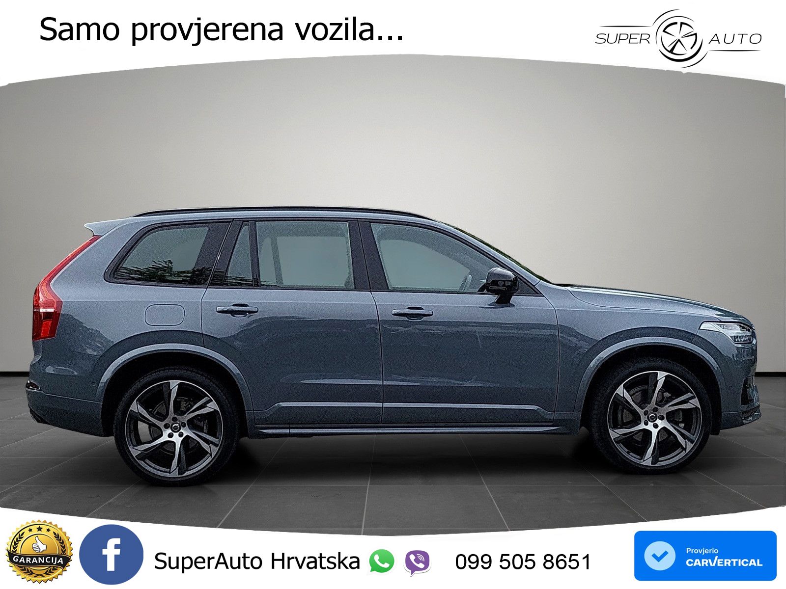 Volvo XC90 2.0 B5 Diesel AWD Automatic ACC+HEAD+4xGR SJED+360+PANO