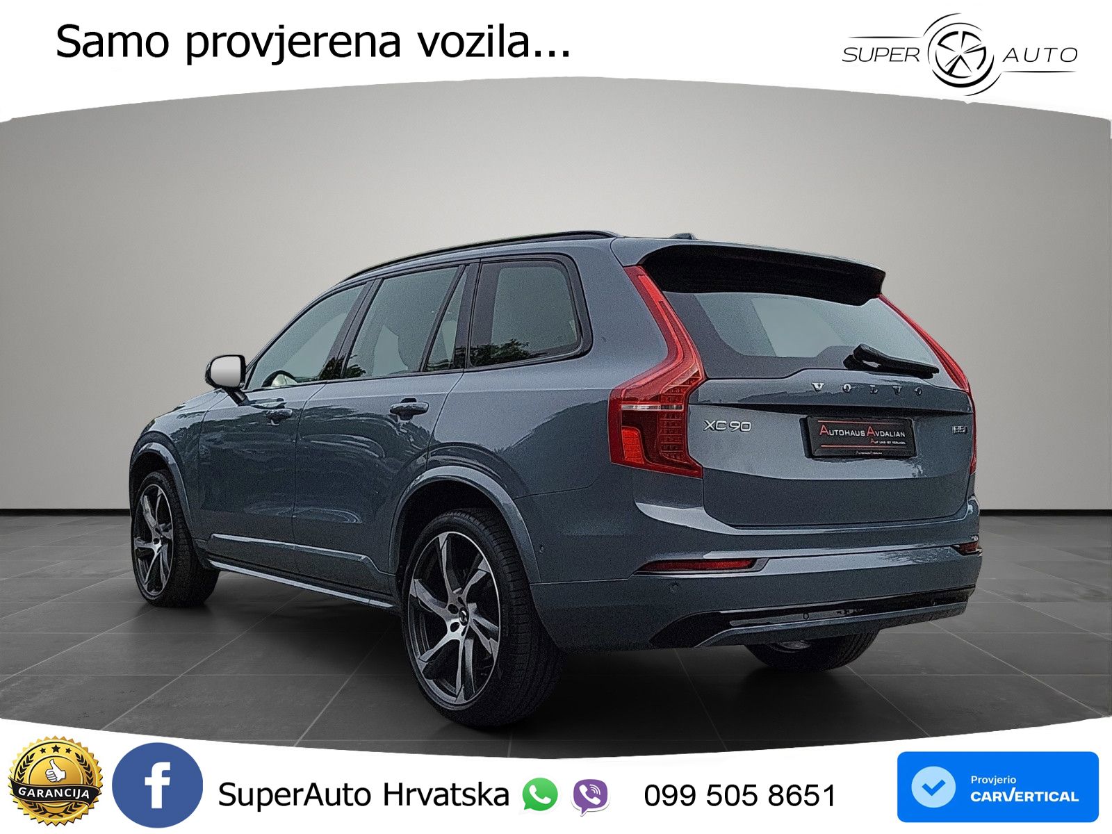 Volvo XC90 2.0 B5 Diesel AWD Automatic ACC+HEAD+4xGR SJED+360+PANO