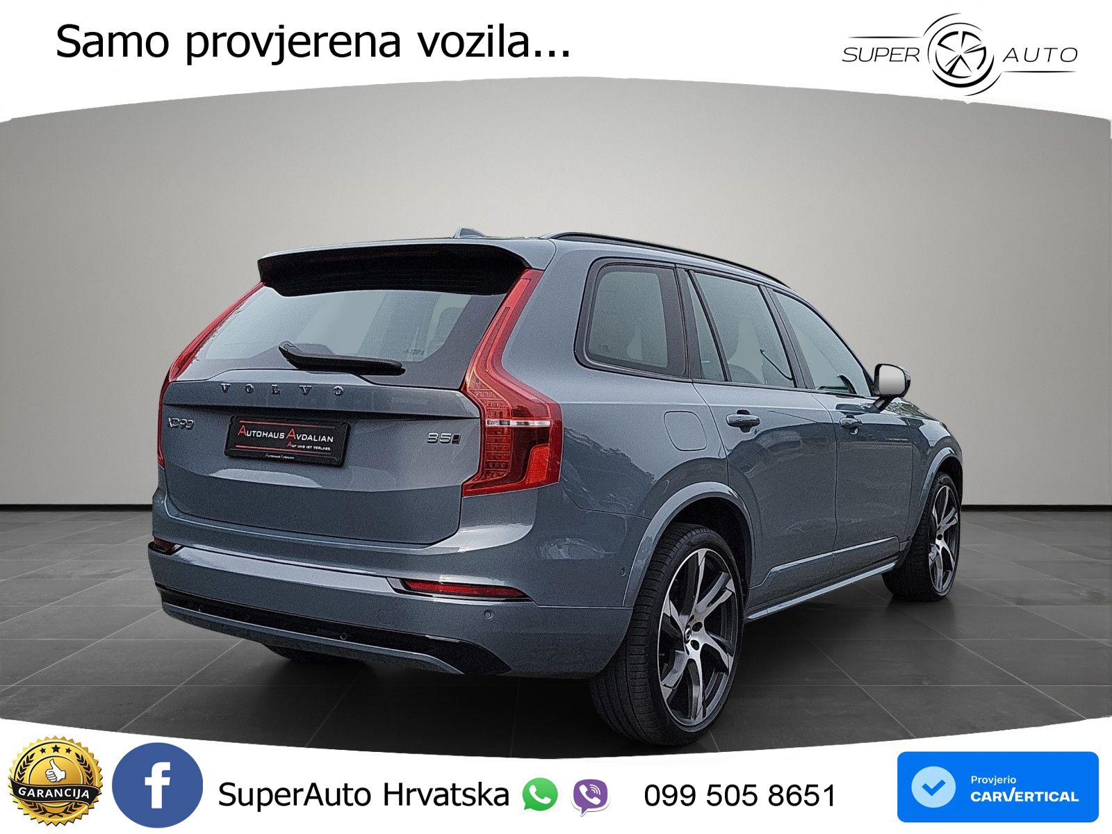 Volvo XC90 2.0 B5 Diesel AWD Automatic ACC+HEAD+4xGR SJED+360+PANO