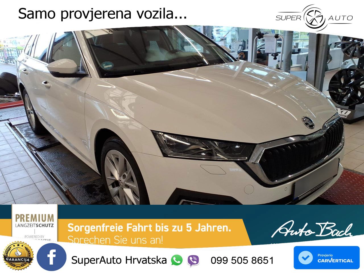 Škoda Octavia Combi 2.0 TDI (150 KS) DSG LED+GR SJED+ACC