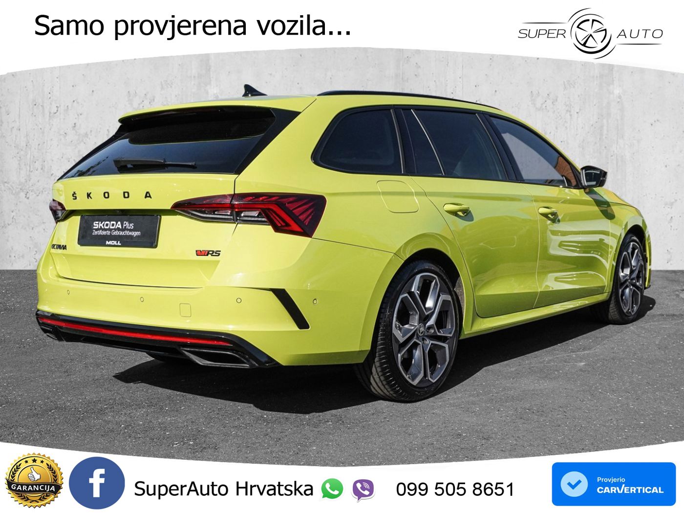 Škoda Octavia Combi RS 2.0 TDI (200 KS) DSG LED+GR SJED+ACC