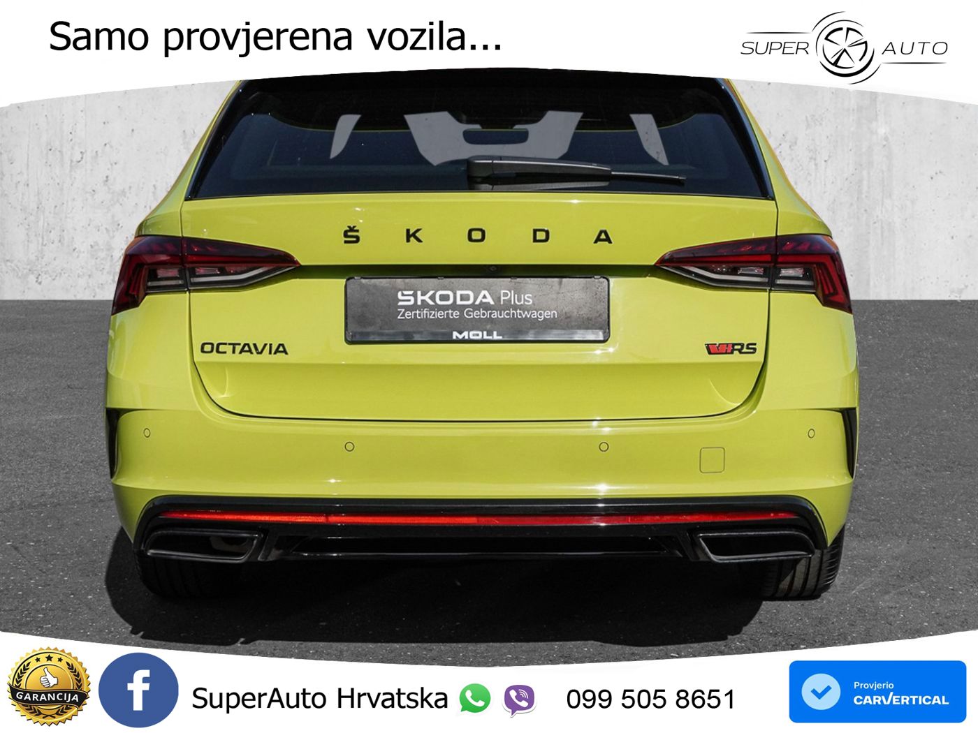 Škoda Octavia Combi RS 2.0 TDI (200 KS) DSG LED+GR SJED+ACC